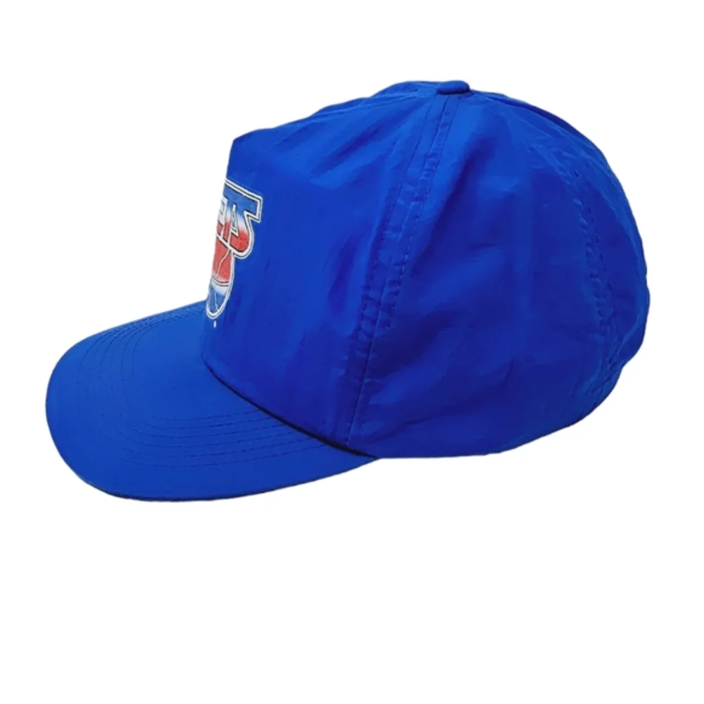 Vintage 90s NBA New Jersey Nets Hat Snapback‎ Old Logo Rare Archer Nylon Hat Cap